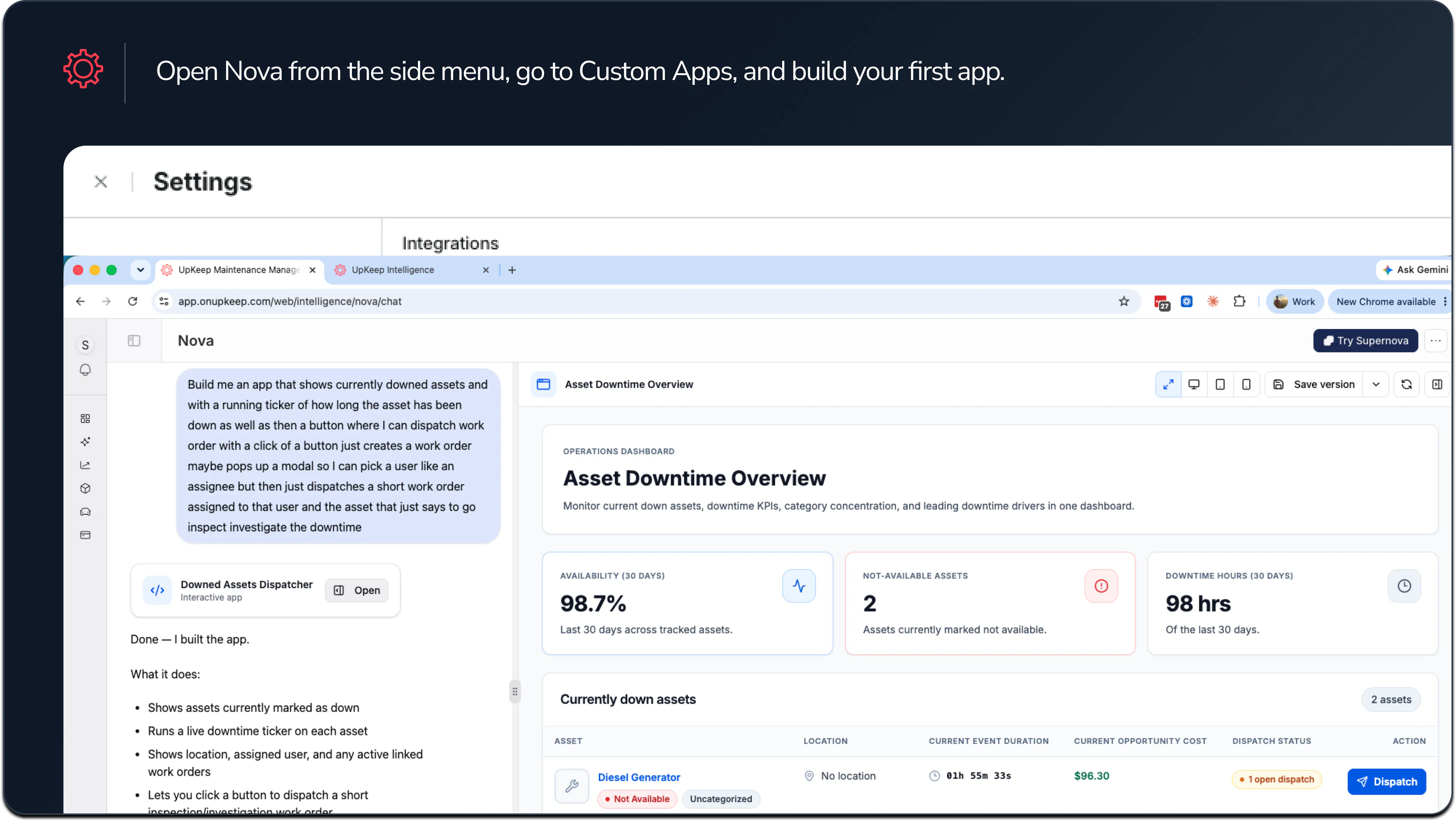 Nova Apps Are Here, the Scheduler Gets Smarter, Safety Overhauls SDS, and Providers Gets a Major Upgrade