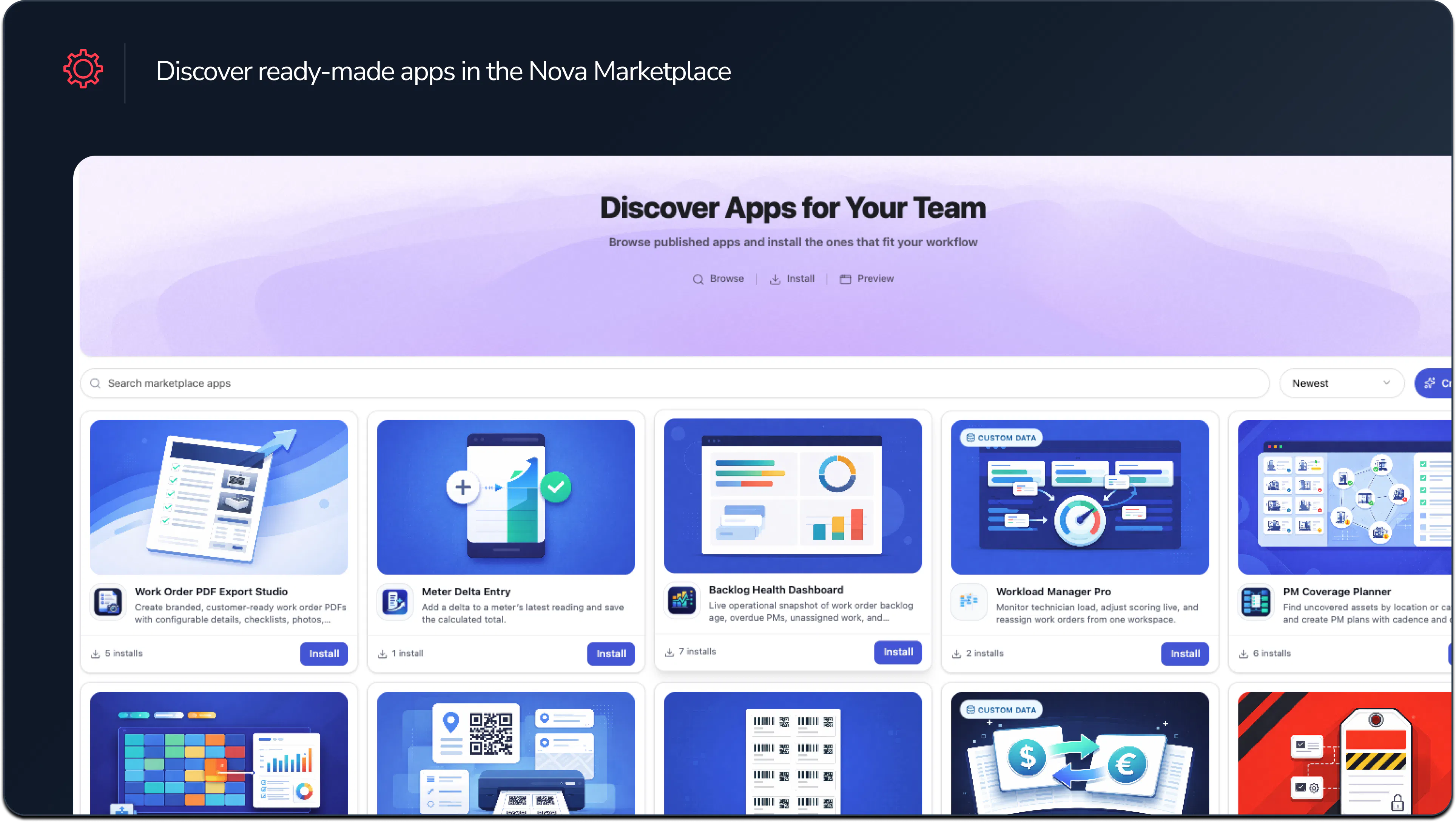 Introducing the Nova Marketplace, Plus a New Provider Dashboard, and More Request Portal Customization