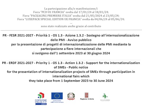 INVESTIAMO NEL VOSTRO FUTURO 2024