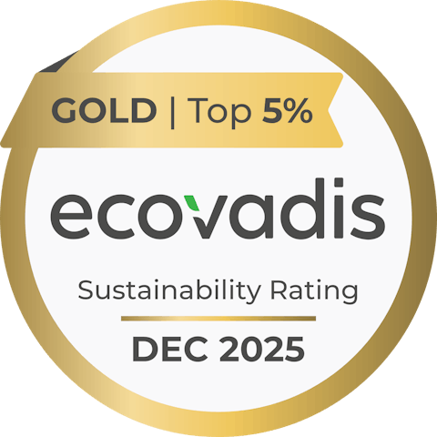 GOLD METAL ECOVADIS 2025