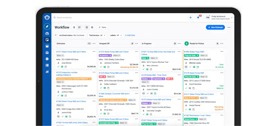 How to Clean Up Your Auto Shop's Workflow