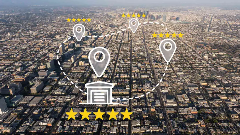 auto shops in google search results