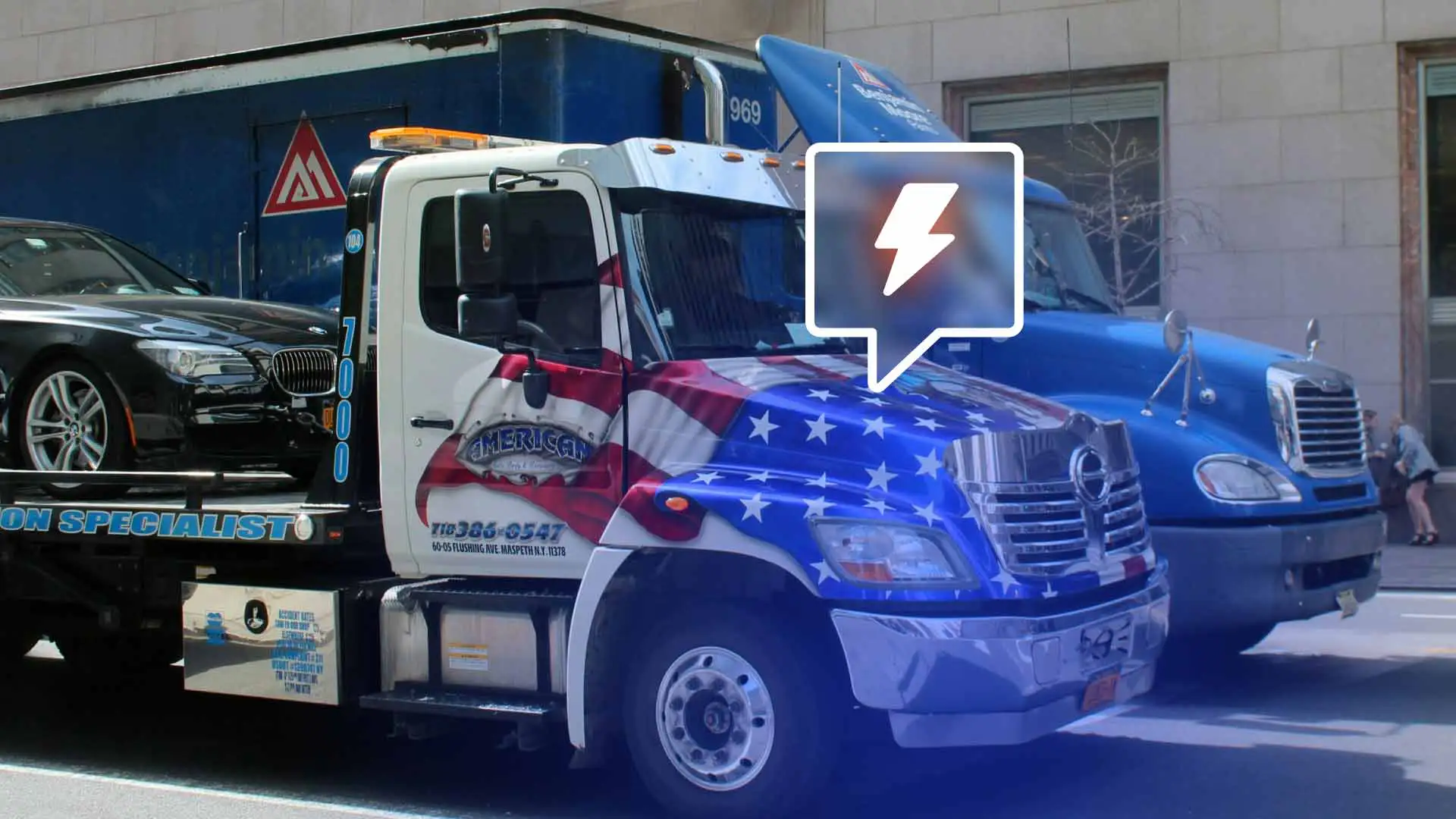 A diesel truck with a properly charged battery system.