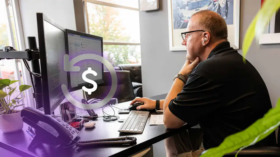 An auto repair shop owner disputing a fraudulent chargeback.