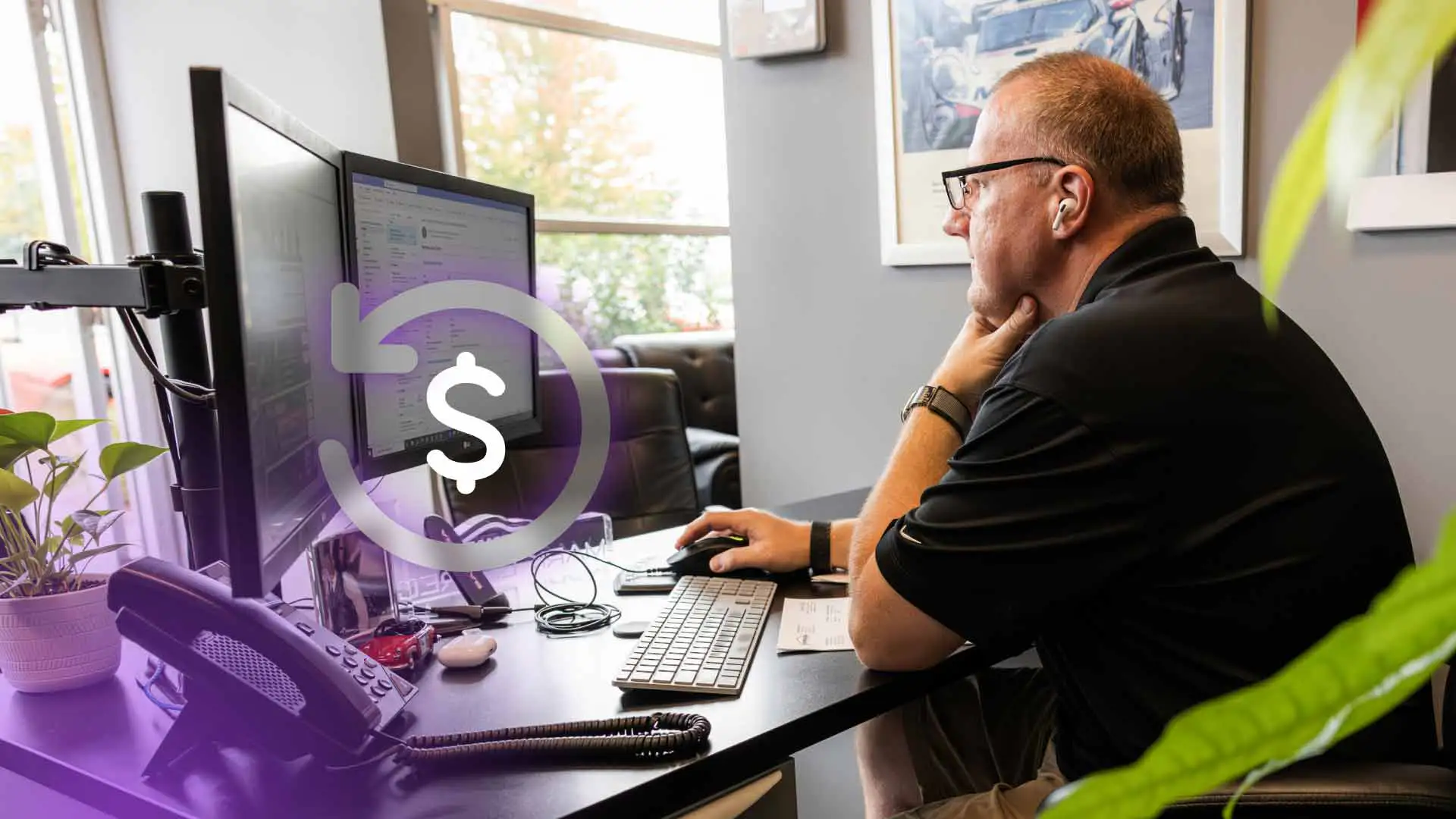 An auto repair shop owner disputing a fraudulent chargeback.