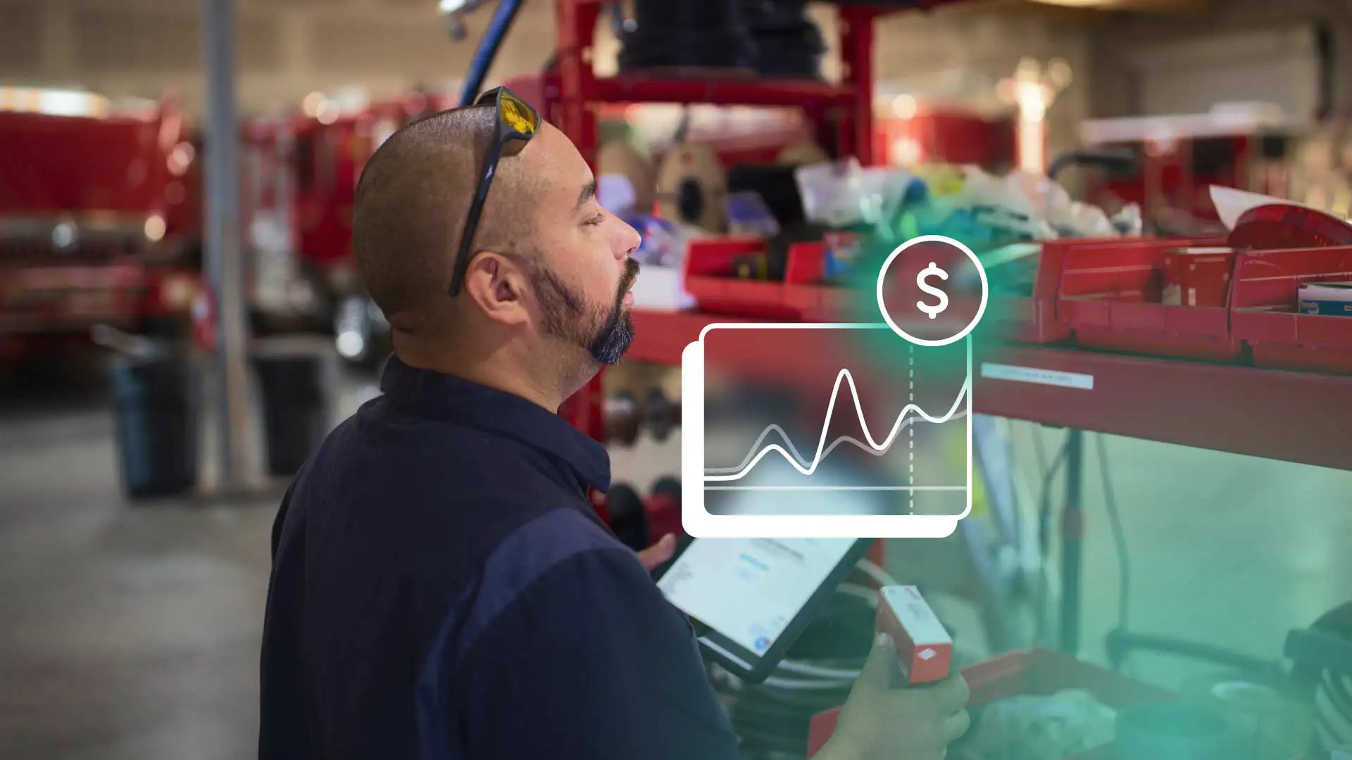 An auto shop owner setting the markup on auto parts pricing.