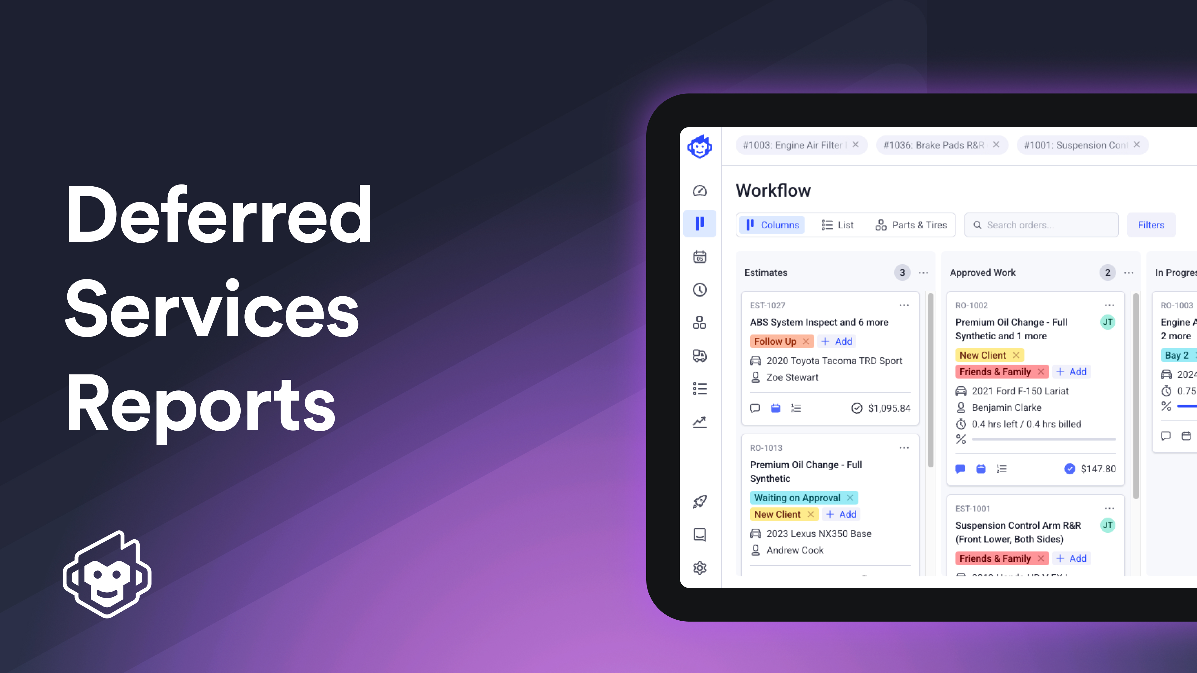 Deferred services report