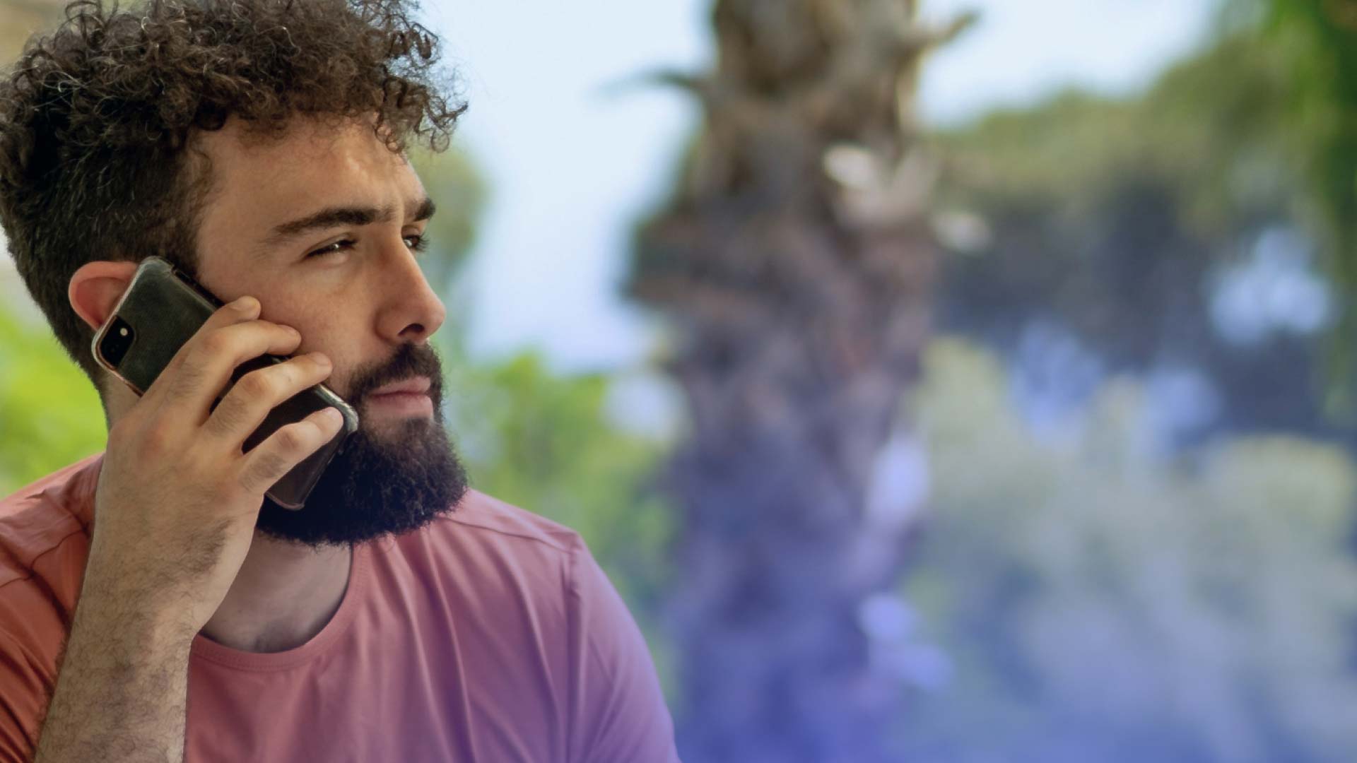 dude on phone