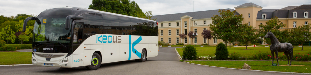 Location d’autocars avec chauffeur dans toute la France (crédit Keolis Oise)