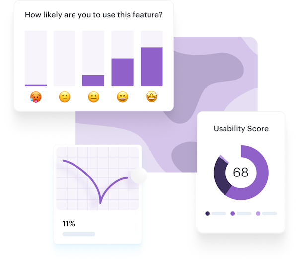 product feature report with usability score