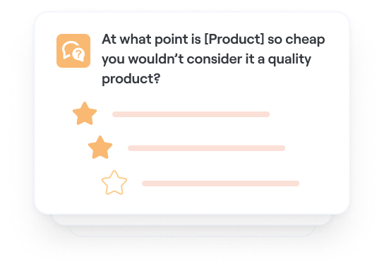 Gather pricing expectations