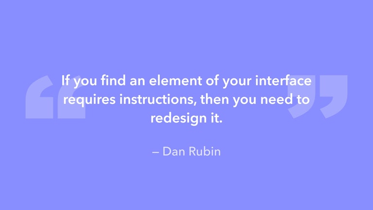 design quote Dan Rubin