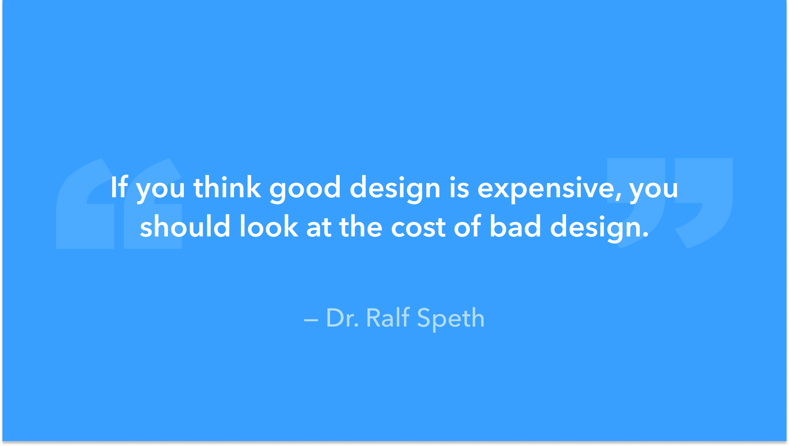 design quote Ralf Speth