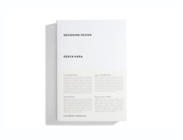 Simple white book cover with four paragraphs of text