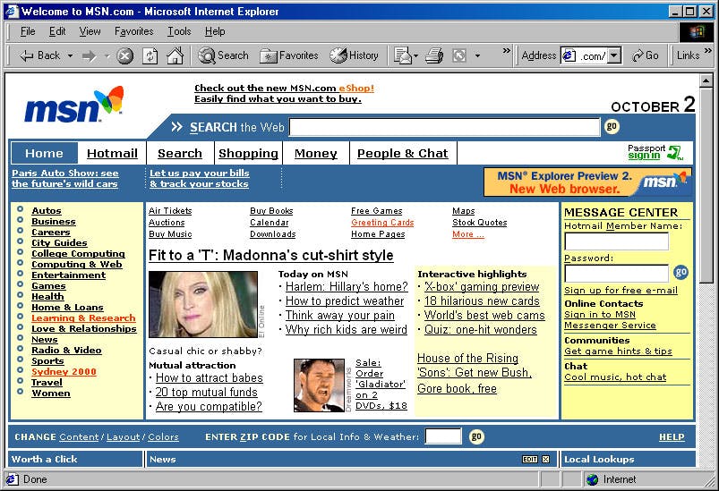 msn ui