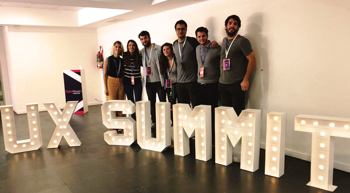 Tiendanube design team at UX Summit