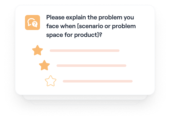 Run a product discovery survey