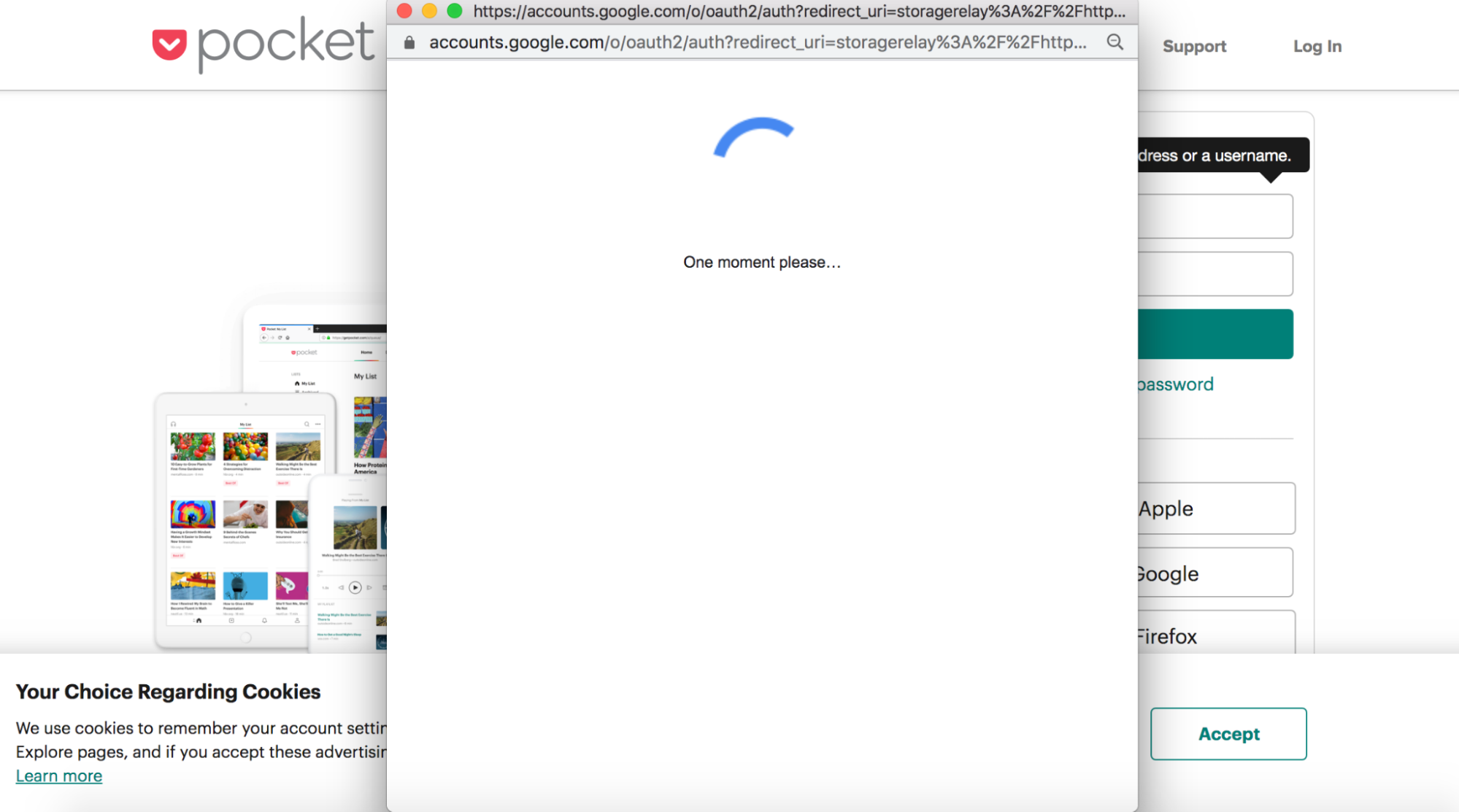 Pocket's loader