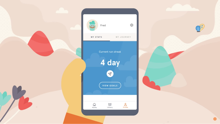 headspace ui interface stats