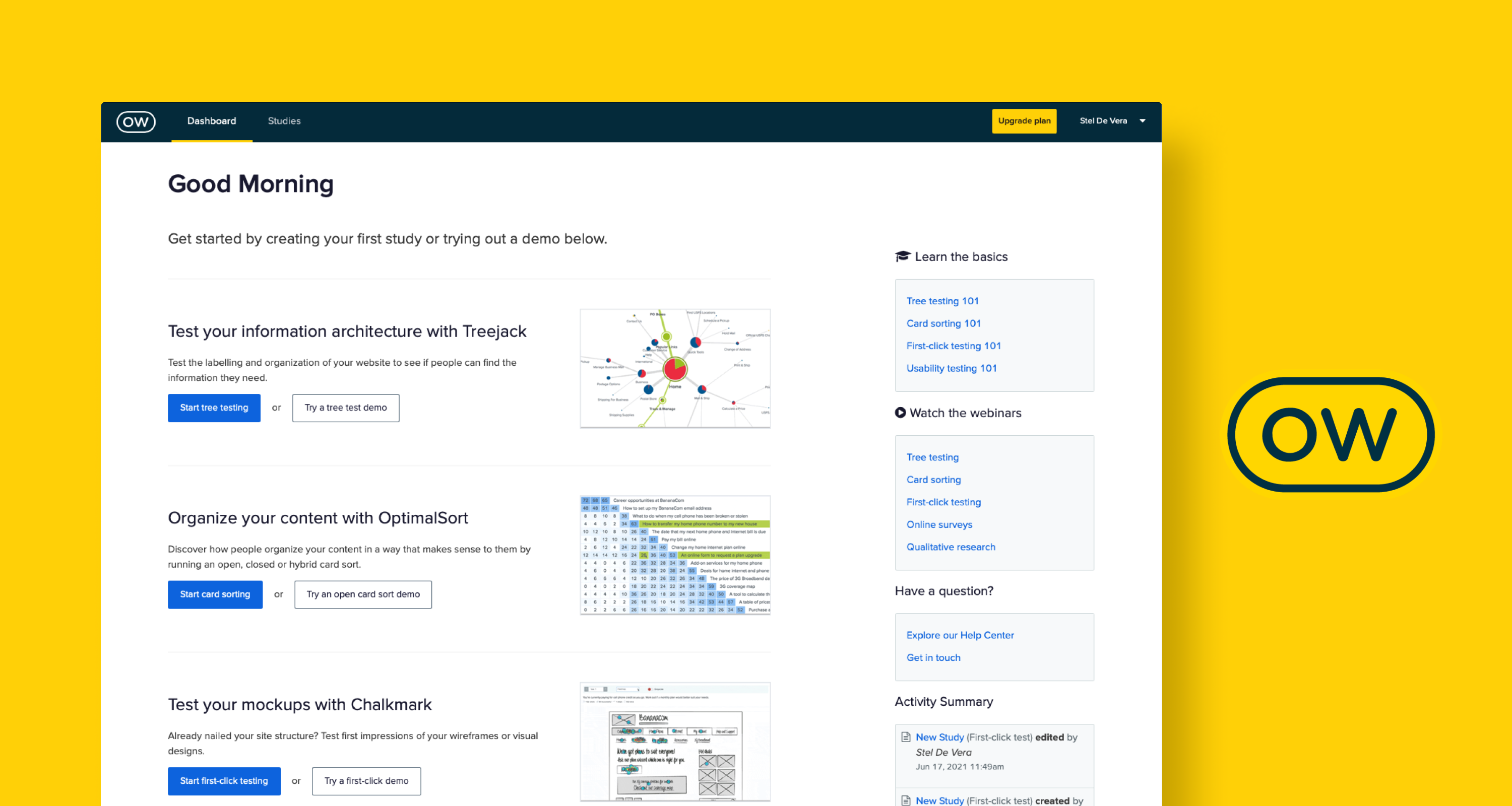 optimal workshop ux research tool
