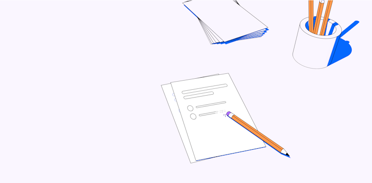 illustration representing how to create a survey