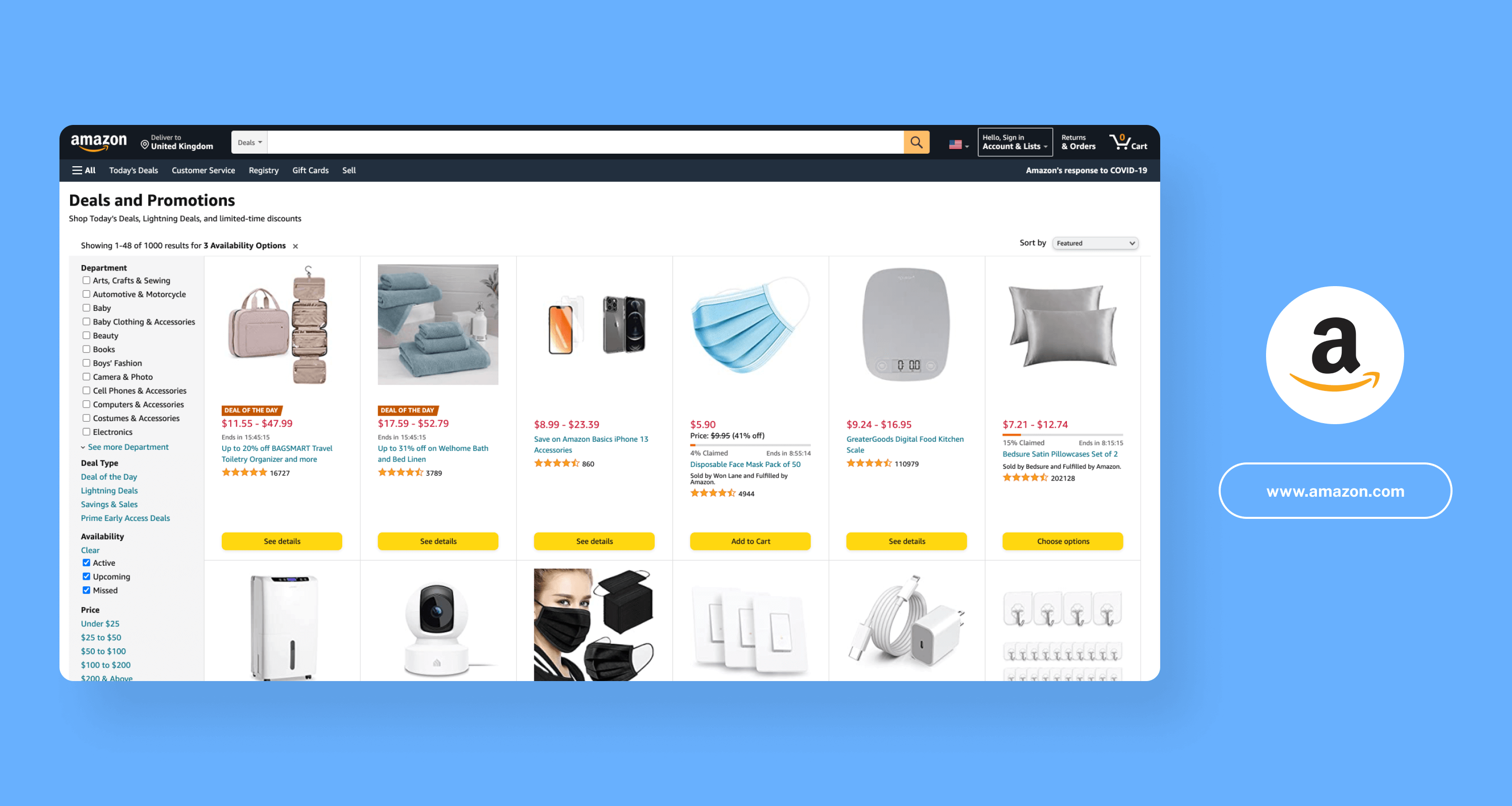 Amazon screenshot