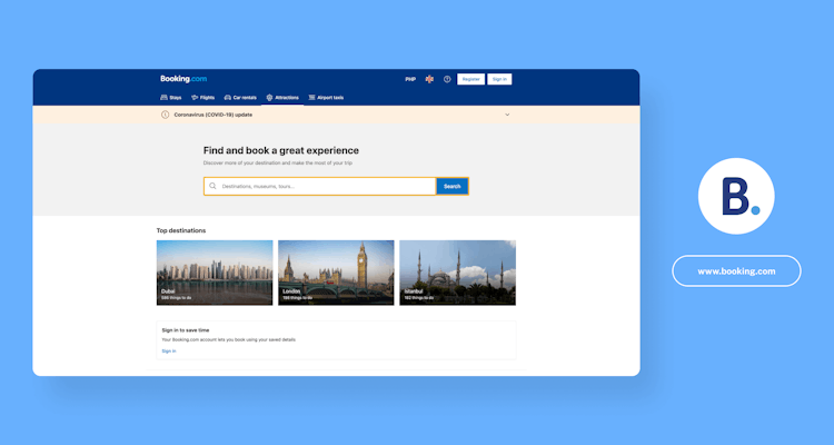 Booking.com screenshot