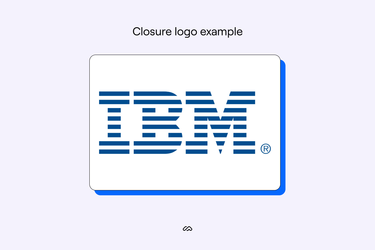 closure logo example IBM