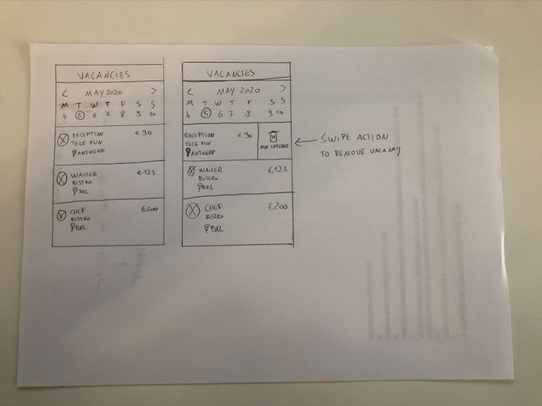 wireframe Sketch job vacancies