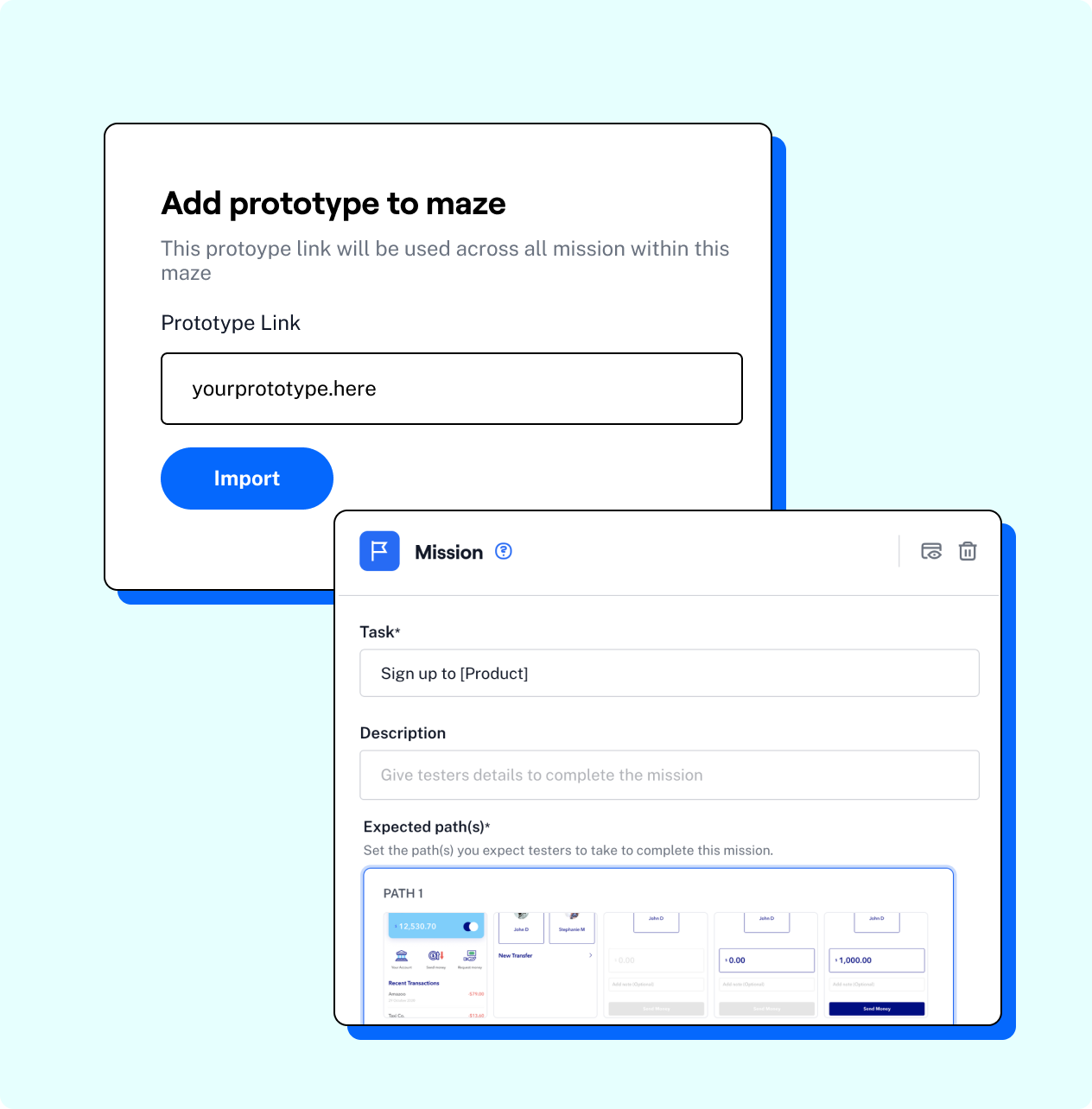 Test your design and ideas at every stage