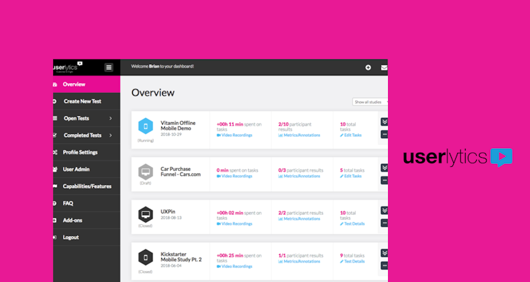 userlytics ux research tool