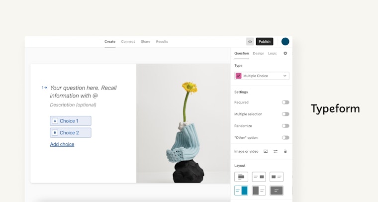 Choosing the right tool for evaluations: Typeform