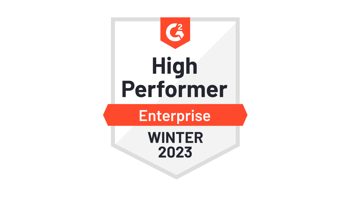 G2 High Performer - Enterprise