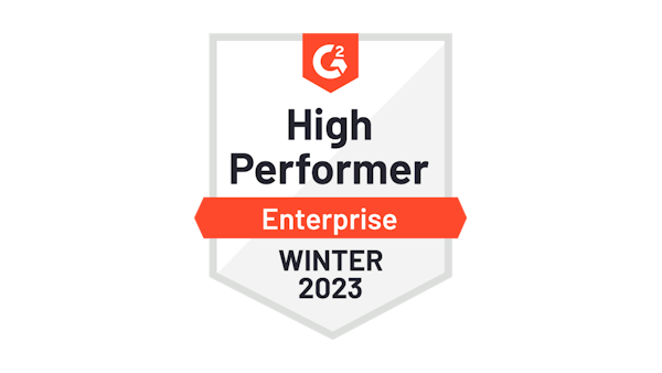 G2 High Performer - Enterprise G2 High Performer - Enterprise