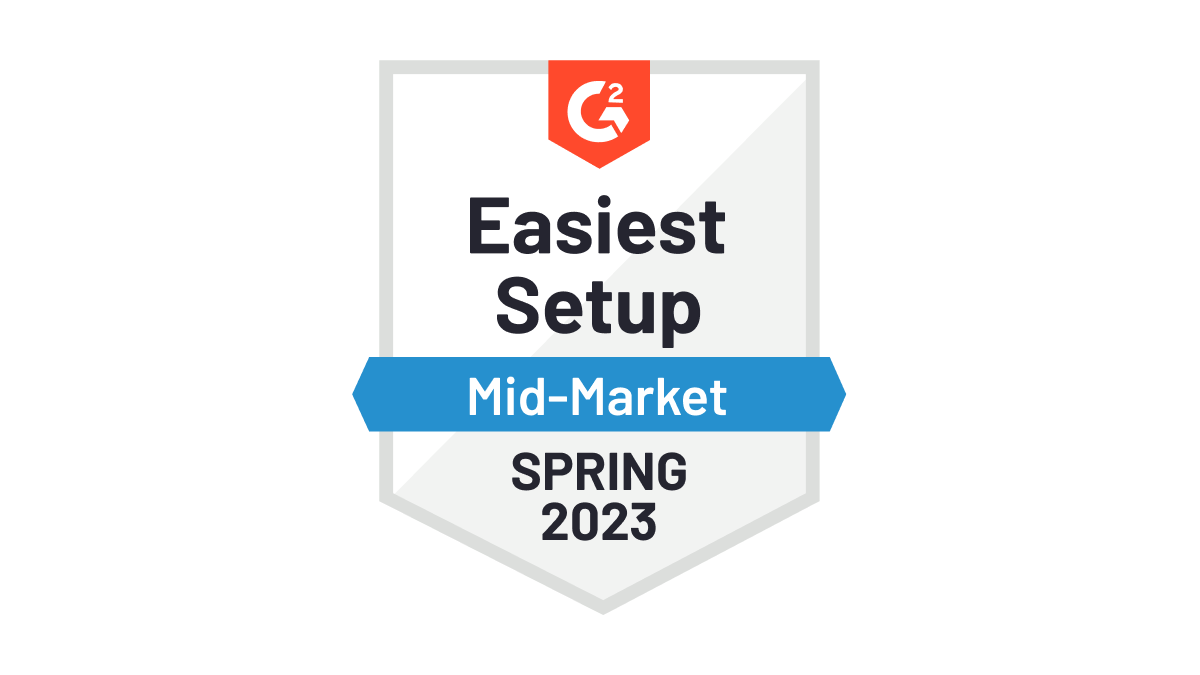 G2 Easiest Setup - Mid-Market