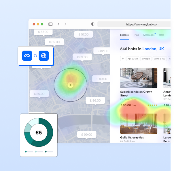 Run research on live flows and experiences