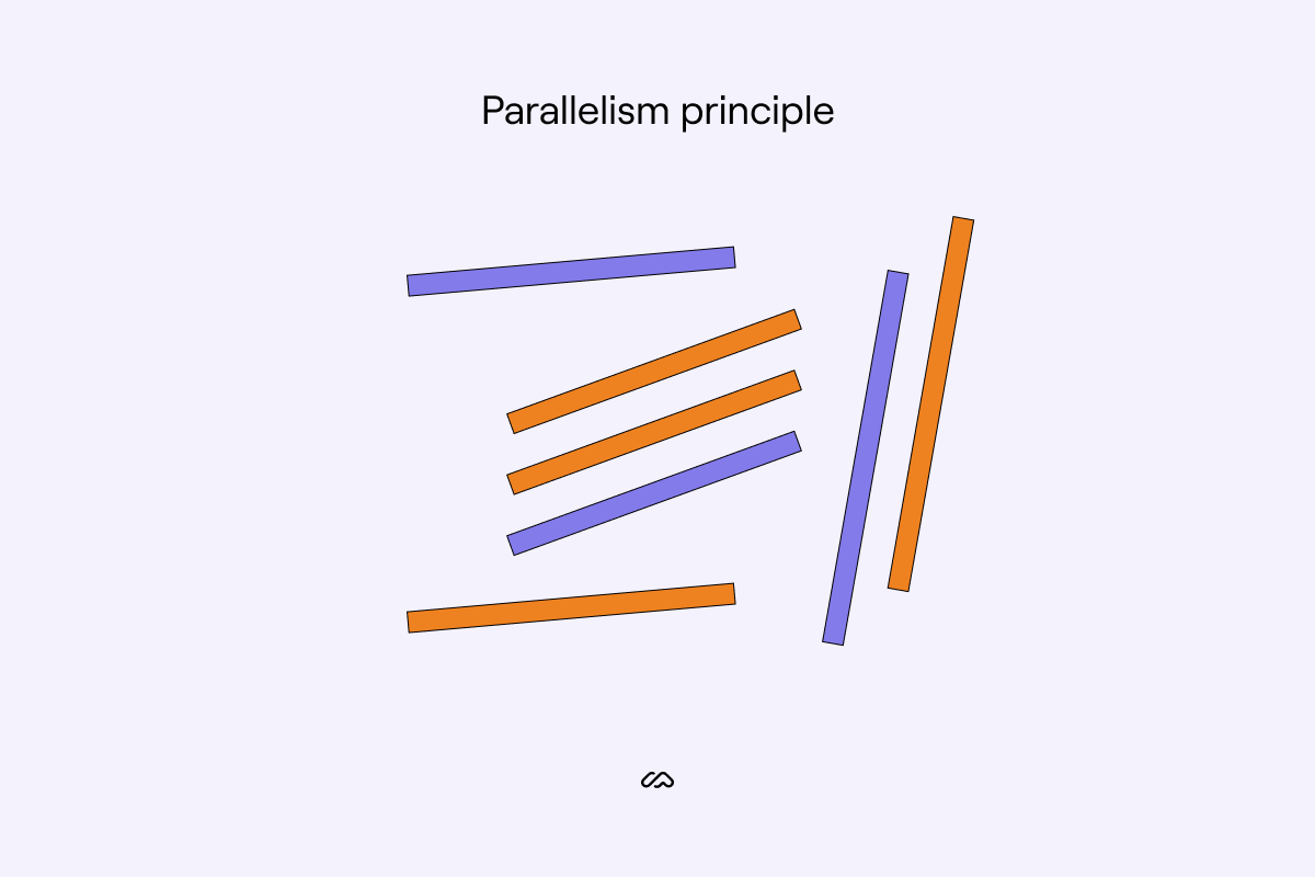 gestalt principle parallelism design principle