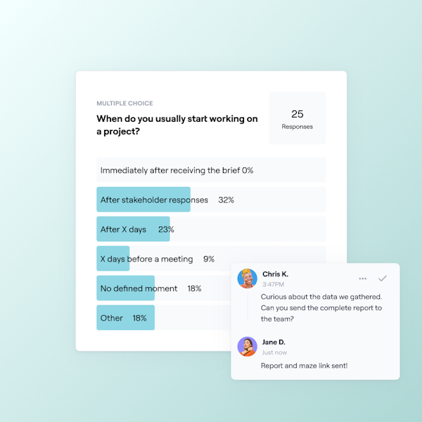 Survey responses - Maze