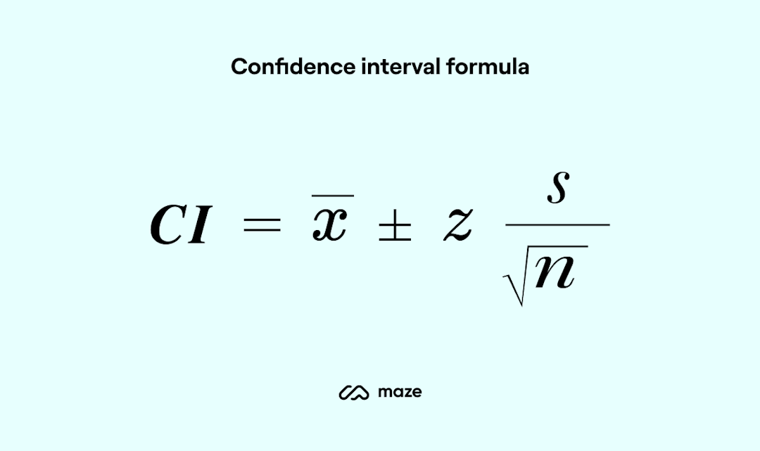 How to Calculate Confidence Intervals in UX Research Maze