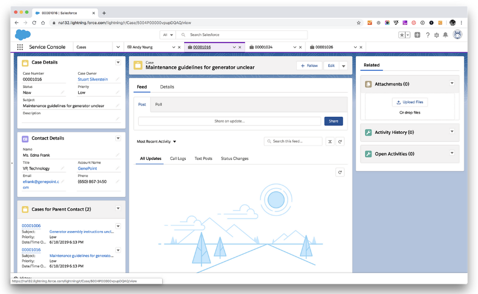 salesforce user centered design example