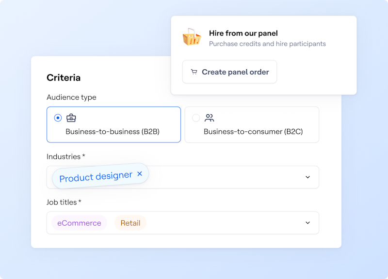 Reach the right audience, everytime Maze panel