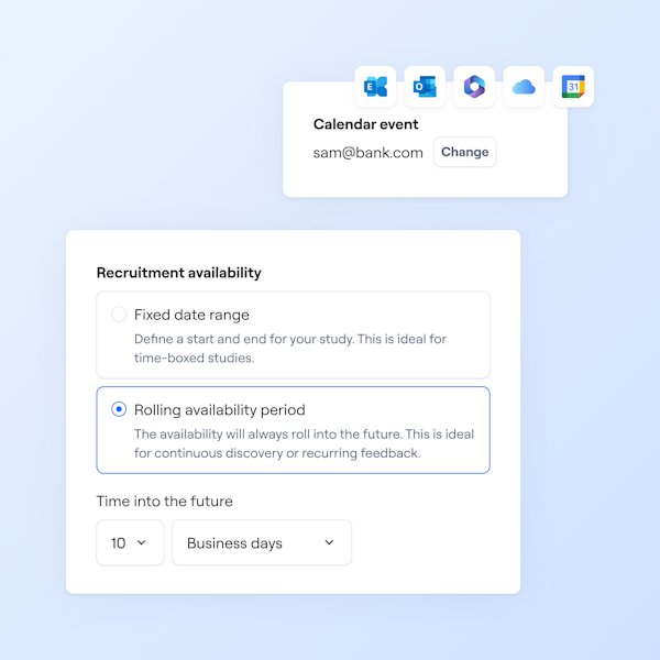 Scheduling options tailored for research