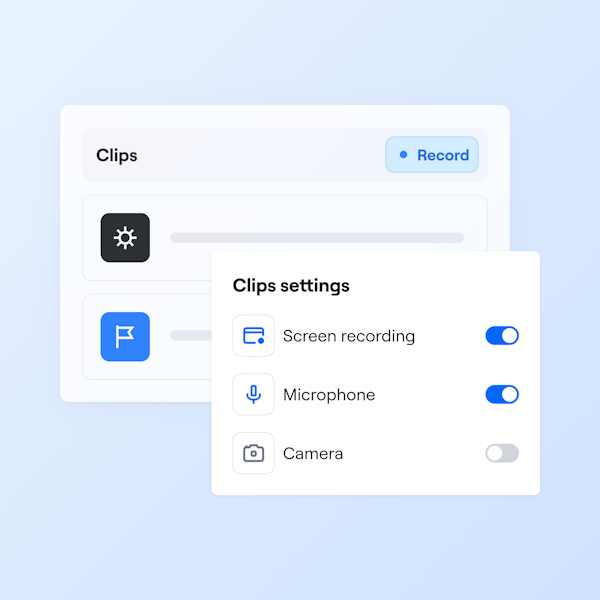 Flexible recording options for tailored insights