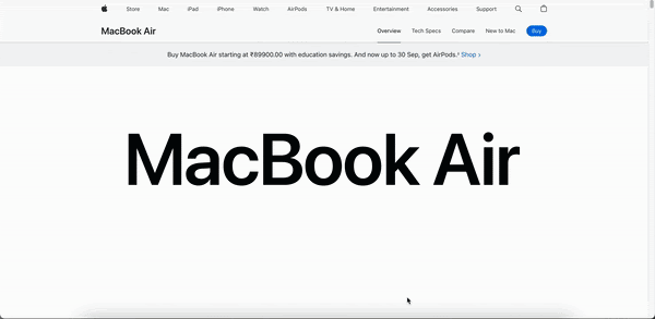 apple ui design example