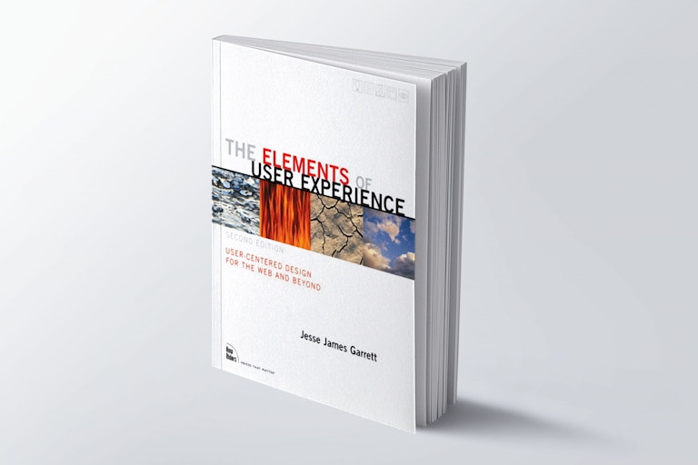book cover reading the elements of user experience