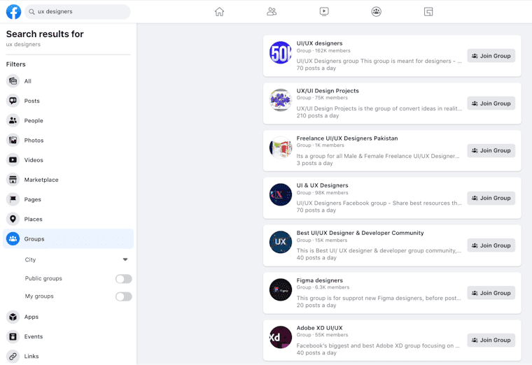 facebook participant recruitment method
