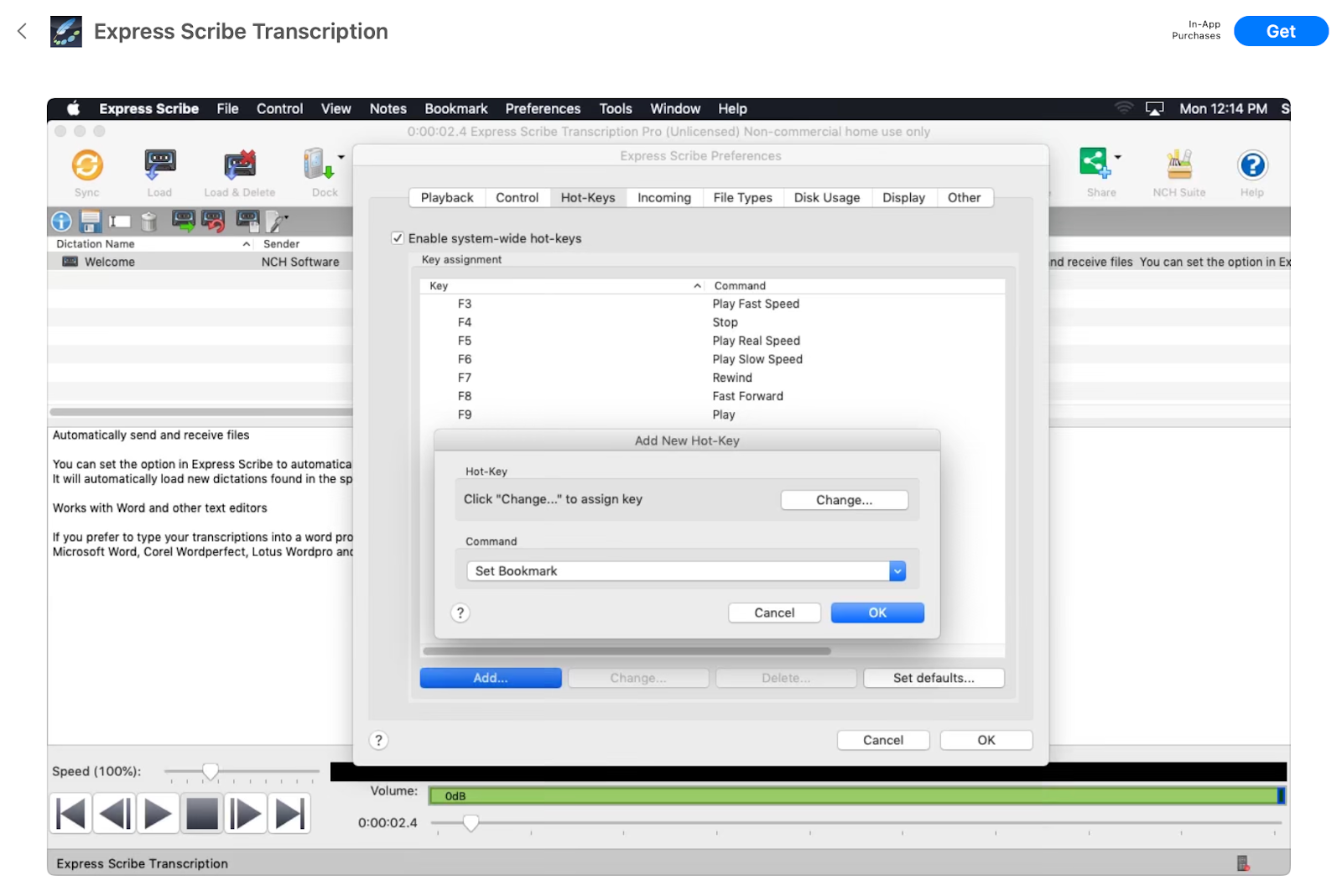 express scribe user interview transcript