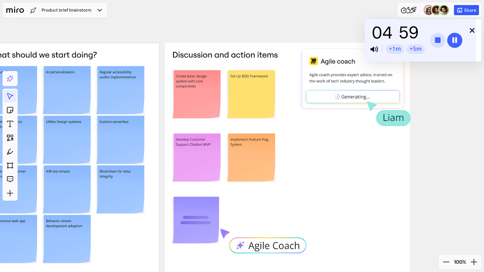miro ai tool for product designers