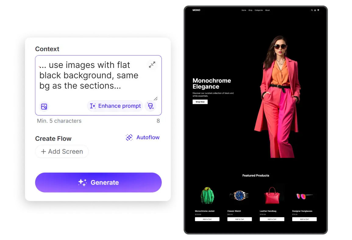 uxpilot ai tool for product design