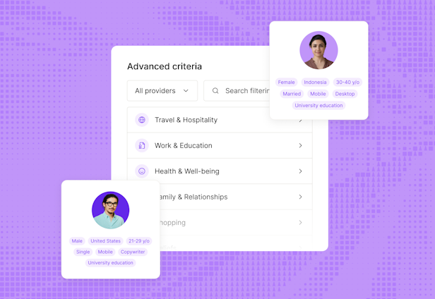 Verified participants, global reach